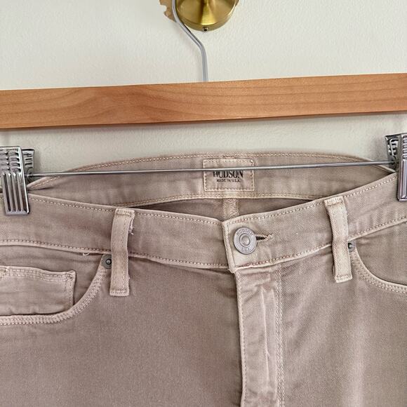 Hudson Nico Super Skinny Mid Rise Jeans in Neutral 30 - Picture 7 of 9